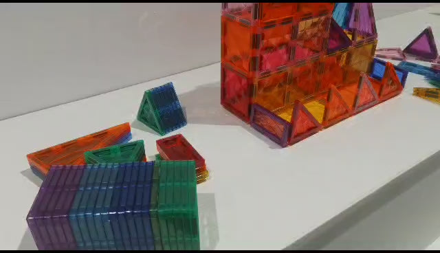Bloques magnéticos prisma tiles